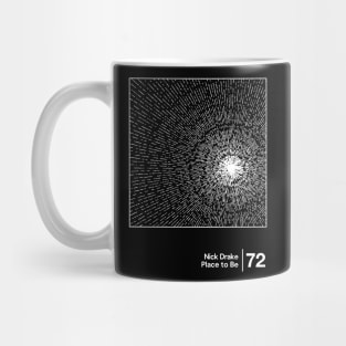 Nick Drake / Minimalist Style Graphic Artwork Mug